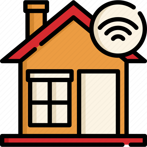 Smart, home, internet, wireless, cloud, online, house icon - Download on Iconfinder