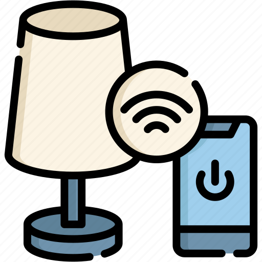 Smart, light, internet, wireless, cloud, online, lamp icon - Download on Iconfinder