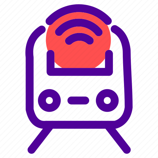 Internet, of, things, technology, train icon - Download on Iconfinder