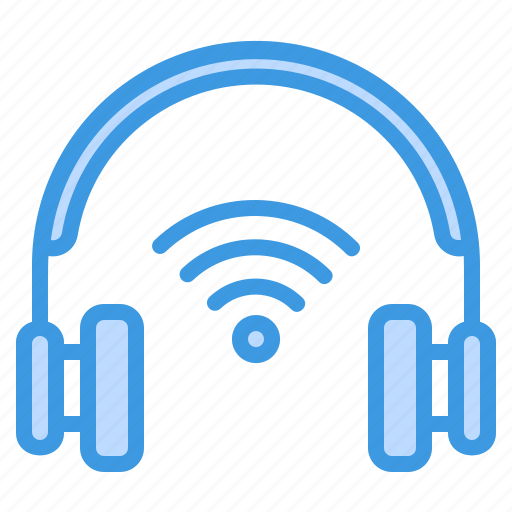 Headphone, signal, wireless, music, headset, audio, song icon - Download on Iconfinder