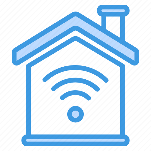 Smart, home, connection, house, password, wifi, wireless icon - Download on Iconfinder