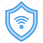 shield, badge, internet, security, wireless, wifi, protection 
