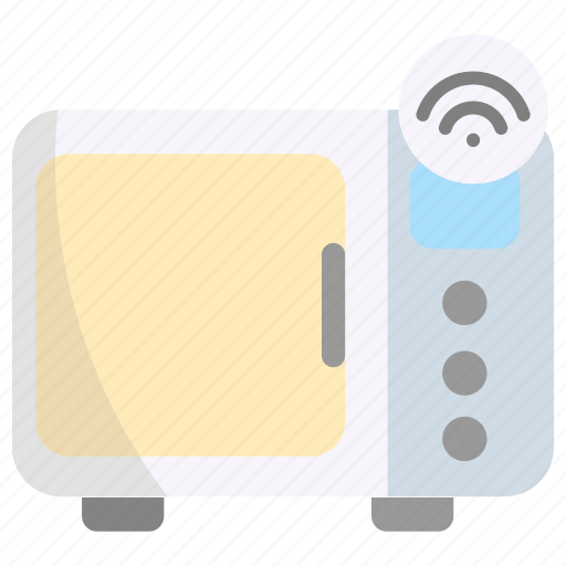 Microwave, oven, kitchen, internet of things, iot icon - Download on Iconfinder