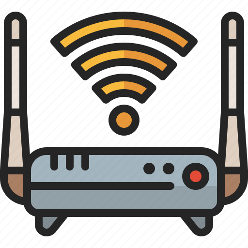 Router, modem, internet, wifi, wireless, device icon - Download on Iconfinder