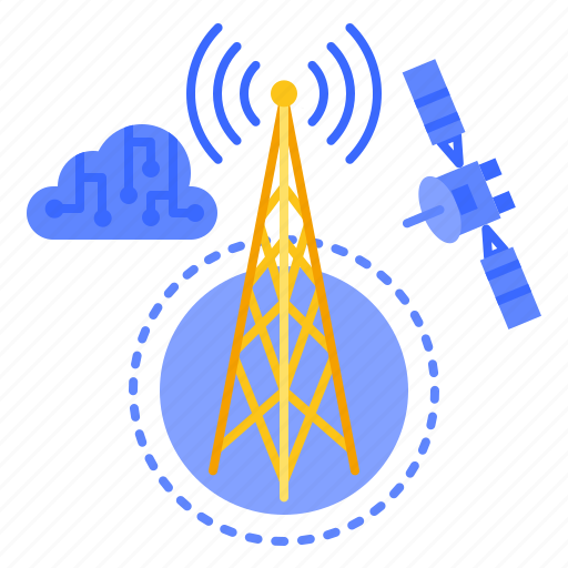 Cloud, tower, phone, telecommunication, antenna, satellite, communication icon - Download on Iconfinder