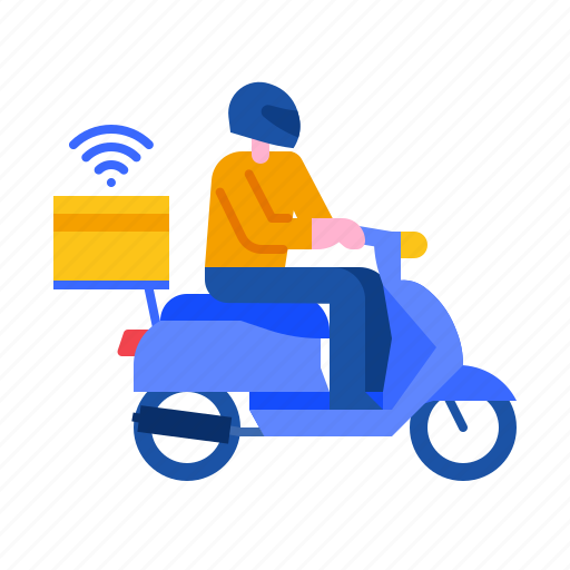 Food, delivery, order, service, fast, deliver, scooter icon - Download on Iconfinder