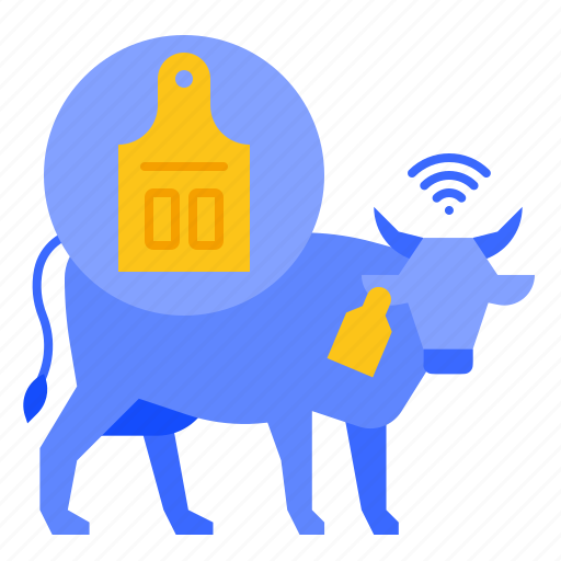 Livestock, agriculture, smart, farm, cow, iot, farming icon - Download on Iconfinder