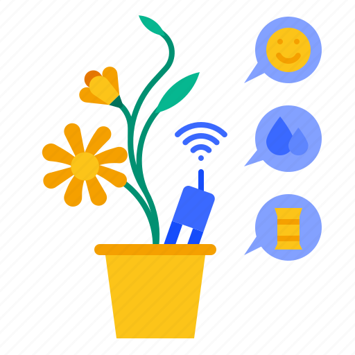 Plant, monitoring, control, flower, monitor, equipment, automation icon - Download on Iconfinder
