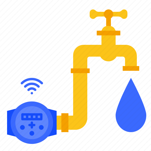 Public, utility, water, service, supply, iot icon - Download on Iconfinder