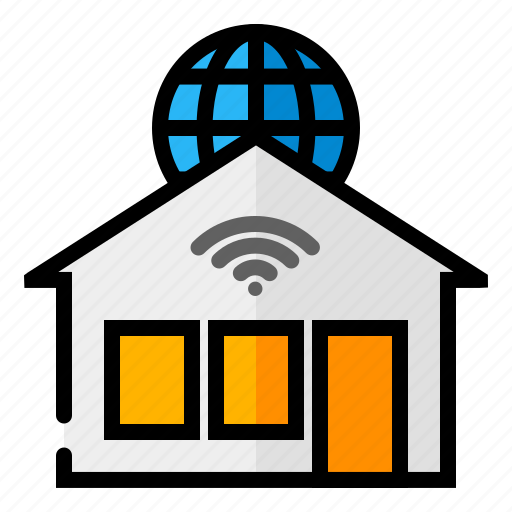 Internet, of, things, coloroutline, home icon - Download on Iconfinder