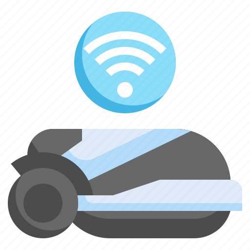 Smart, mower, devices, internet, of, things, technology icon - Download on Iconfinder