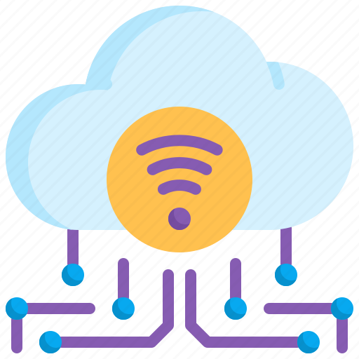 Cloud iot, technology, network, security, server icon - Download on Iconfinder