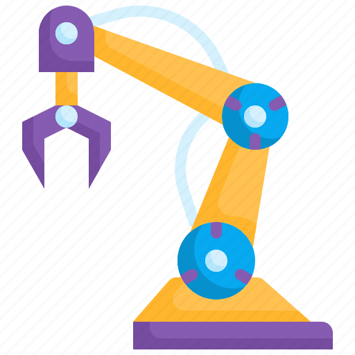 Robot arm, hand, machine, industrial, production icon - Download on Iconfinder