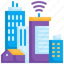smart city, iot, city, wireless, cityscape