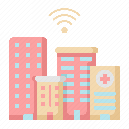 Building, city, internet, network, smart, wifi icon - Download on Iconfinder
