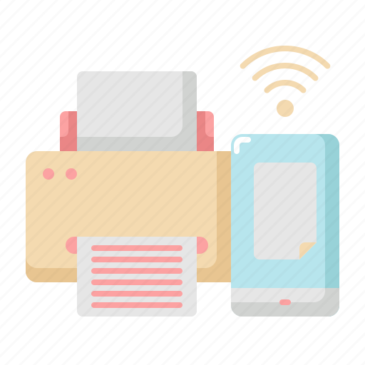 Internet, paper, print, printer, printing, smart, wifi icon - Download on Iconfinder