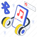 wireless, headphones, background, phone, audio, music