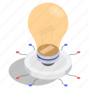smart, bulb, lightbulb, idea, innovation, solution, electronics
