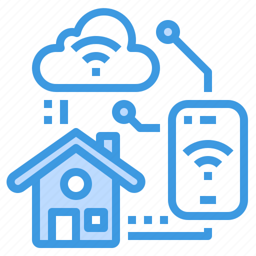 Cloud, communication, home, smart, smartphone, technology icon - Download on Iconfinder