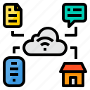 cloud, connection, data, intenet, smartphone