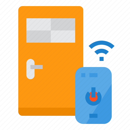 Control, door, online, security, smartphone icon - Download on Iconfinder