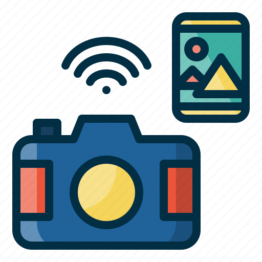 Iot, camera, internet, of, things, phone, connect icon - Download on Iconfinder