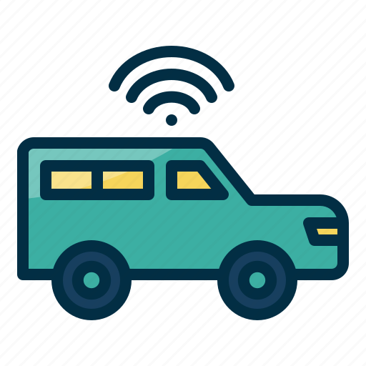 Internet, of, thing, wifi, car, iot, gps icon - Download on Iconfinder
