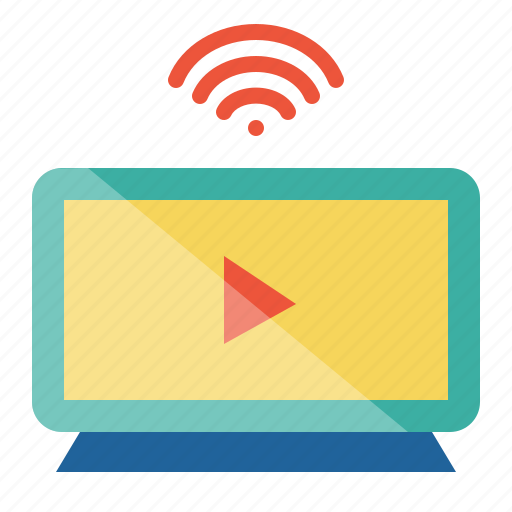Internet, thing, wifi, iot, tv, mutimedia, movie icon - Download on Iconfinder