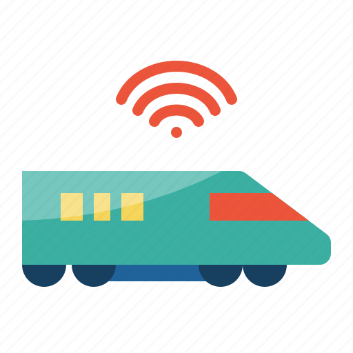 Internet, of, thing, wifi, iot, transportation, train icon - Download on Iconfinder