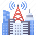 antenna, tower, city, metropolis, smart 