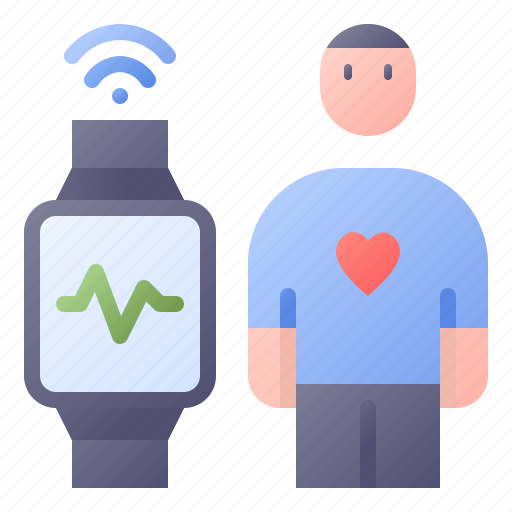 Heart, measurement, smartwatch, wave, signal icon - Download on Iconfinder