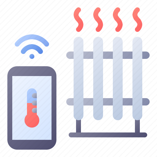 Heater, electronic, temperature, appliance, heating icon - Download on Iconfinder