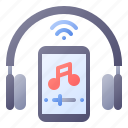 music, streaming, headphone, online, listen
