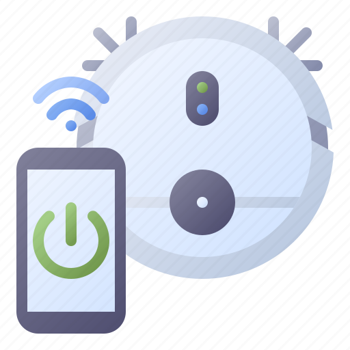 Vacuum, smart, hoover, autonomous, cleaner icon - Download on Iconfinder