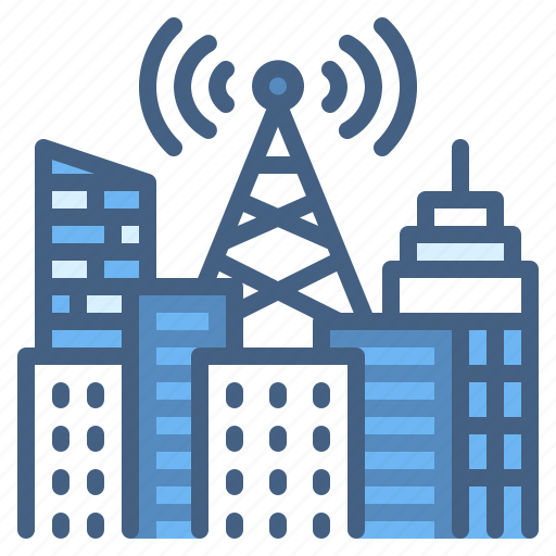 Antenna, tower, city, metropolis, smart icon - Download on Iconfinder