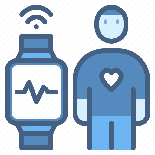 Heart, measurement, smartwatch, wave, signal icon - Download on Iconfinder