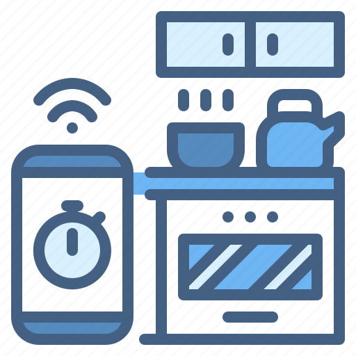 Kitchen, smart, cooking, timer, oven icon - Download on Iconfinder