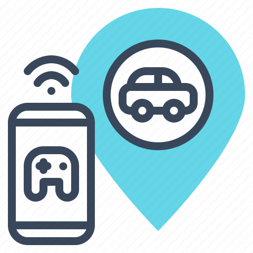 Teleoperation, long, distance, control, gps, vehicle icon - Download on Iconfinder