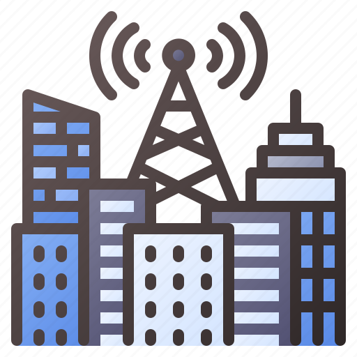 Antenna, tower, city, metropolis, smart icon - Download on Iconfinder