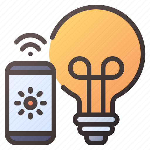 Light, bulb, control, lamp, smart, power icon - Download on Iconfinder