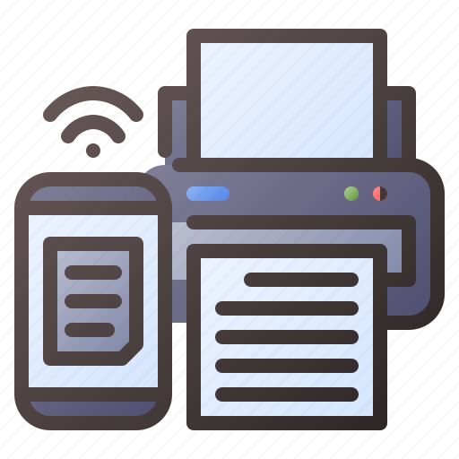 Printer, smart, printing, wifi, wireless icon - Download on Iconfinder