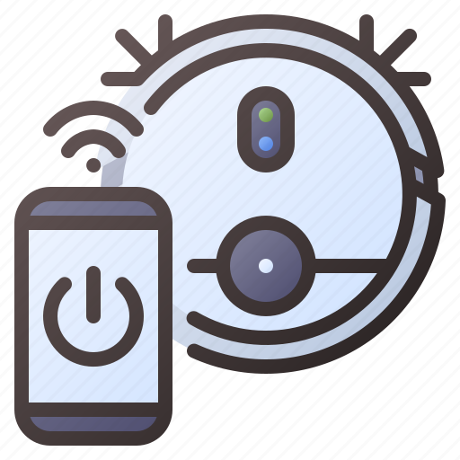 Vacuum, smart, hoover, autonomous, cleaner icon - Download on Iconfinder