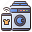 washing, machine, smart, clothing, appliance 