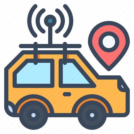 Car, autonomous, self, driving, gps, navigation icon - Download on Iconfinder