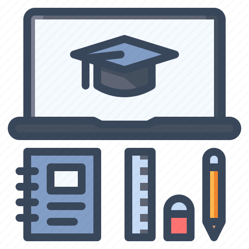 Education, online, learning, laptop, study icon - Download on Iconfinder