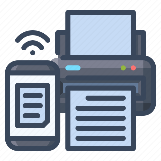 Printer, smart, printing, wifi, wireless icon - Download on Iconfinder