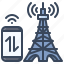 tower, antenna, traffic, radio, communication 