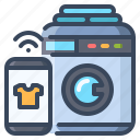 washing, machine, smart, clothing, appliance