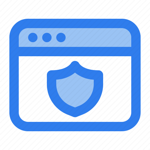 Browser, internet, safe, security, shield, web, website icon - Download on Iconfinder