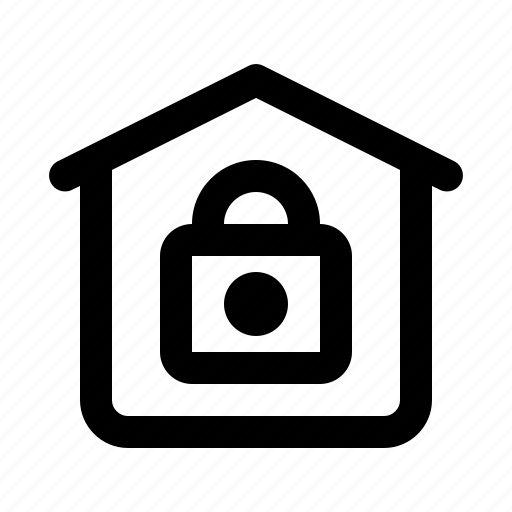 Home, house, internet, lock, locked, padlock, security icon - Download on Iconfinder